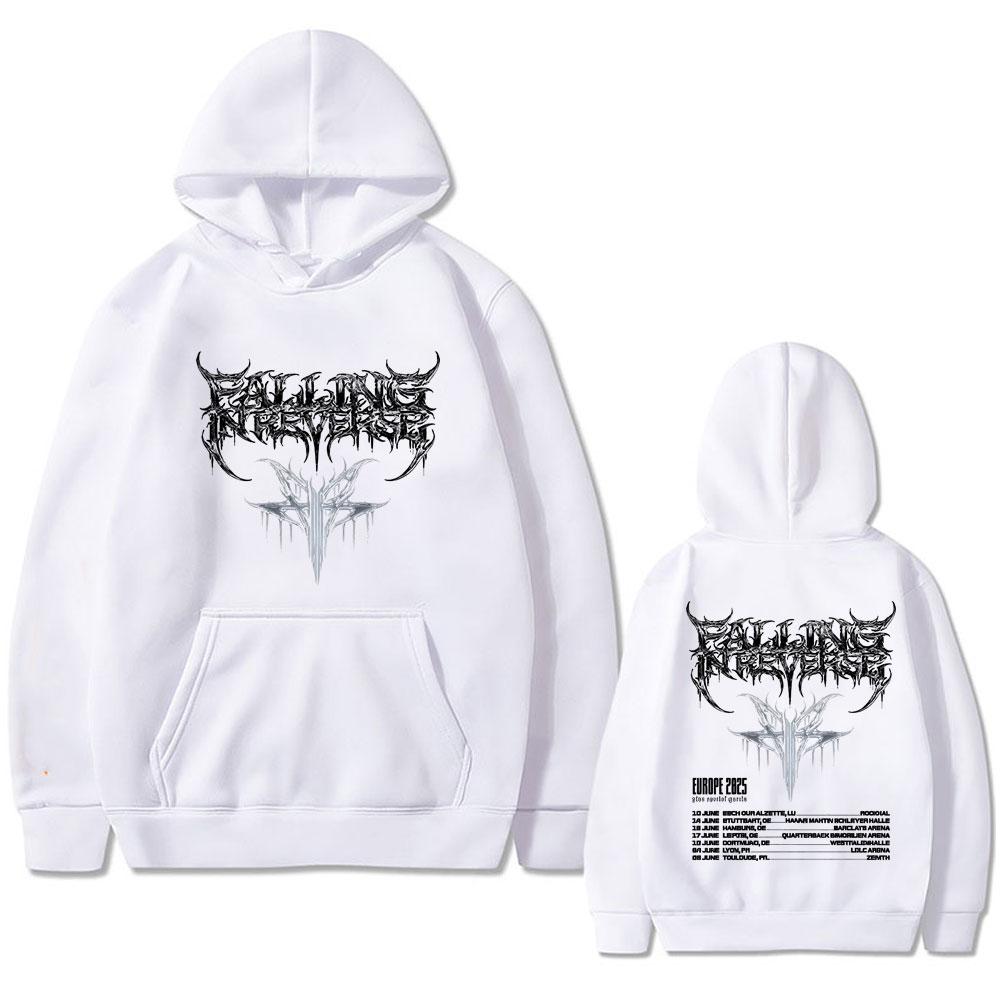 Falling In Reverse EUROPE Tour Hoodie Men Women Rock Gothic Oversized Sweatshirt Men's Casual Cotton Retro Pullover Hoodies