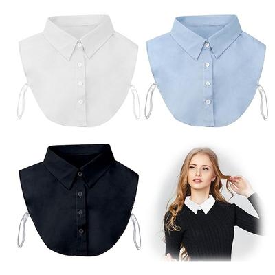 3Pcs Collar Insert Blouse Women'S Blouse Collar Insert Women'S Shirt