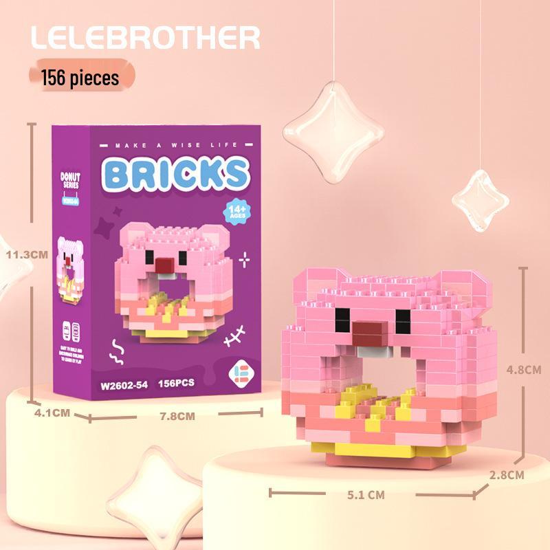 Compatible Lego Micro Building Block Cartoon Figurines - Children's Educational Desktop Toys