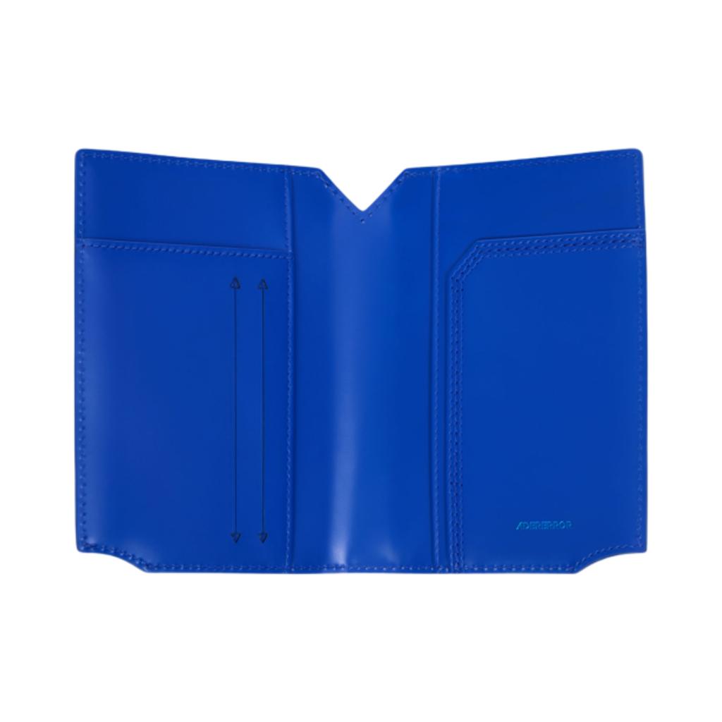ADERERROR Tetraight Passport Wallet Product 120 Z-Blue