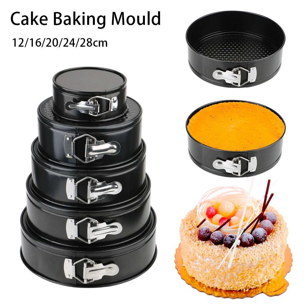 1Pcs Carbon Steel Cake Baking Pan Leakproof Cake Mould New Baking Mould  for Home Kitchen Bakery