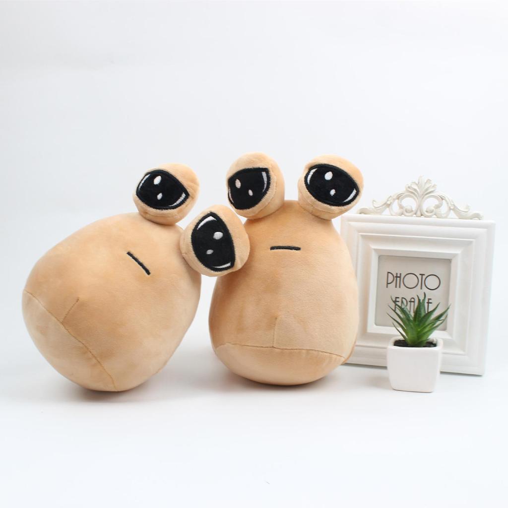 My Pet Alien Pou Plush Toy Stuffed Kawaii Alien Pet Doll Soft Plush Pillow Gifts for Kids Boys Girls
