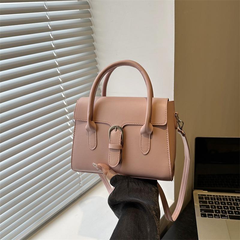 Autumn new personalized simple texture small square bag niche design women's casual shoulder messenger bag