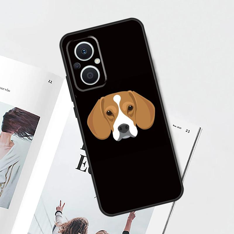 Beagle Puppy Dog Case For OPPO Reno 14 13 10 11 12 F 15 Pro 13F 14F 15F 7 8 Lite OPPO Find X9 X8 X5 Pro Cover