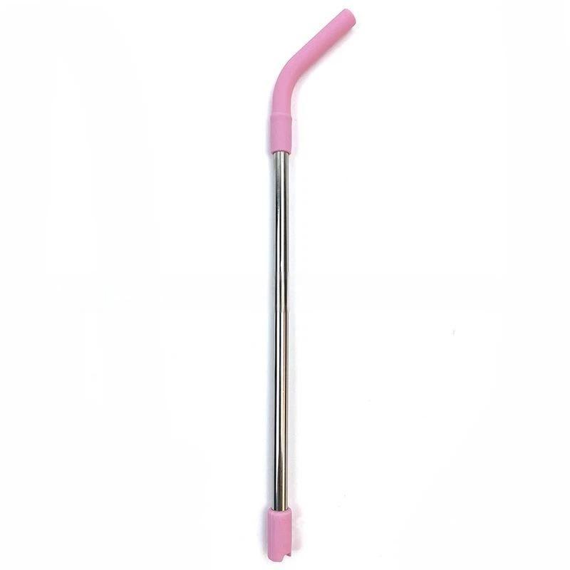 Reusable Stainless Steel Straws With Soft Colorful Silicone Tips Perfect For Smoothies Juices Cocktails Home Parties Daily Use