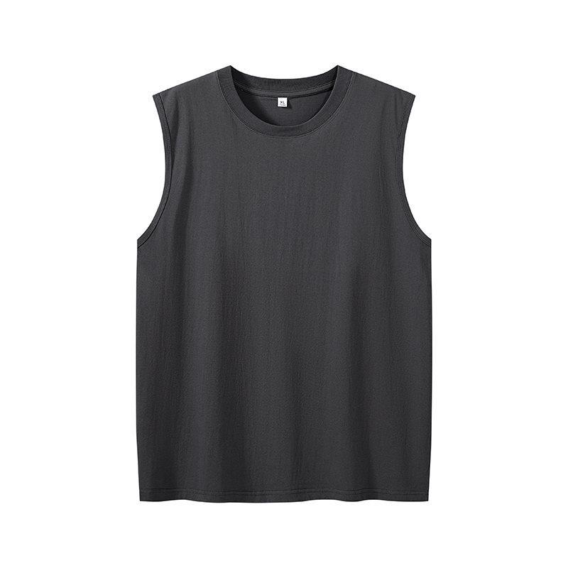 2026 Combed Compact Cotton Mercerized Vest 220g