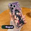 Akame Kurome Clear TPU Magsafe Mobile Phone Case for iPhone 17 16 15 14 13 12 11 Air Pro Max Plus Mini Colorful Cover
