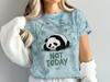 Cute Panda Not Today T-Shirt, Funny Animal Graphic Tee, Cute Panda Graphic Shirt, Comfortable Casual T-Shirt, Gift for Animal Lovers