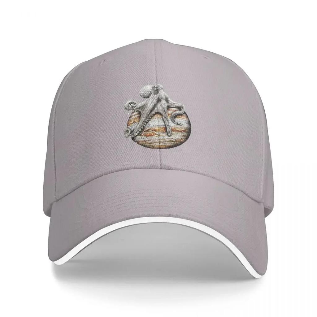 Celestial Cephalopod Cap Fashion Casual Baseball Caps Adjustable Hat Summer Unisex Baseball Hats Customizable Polychromatic