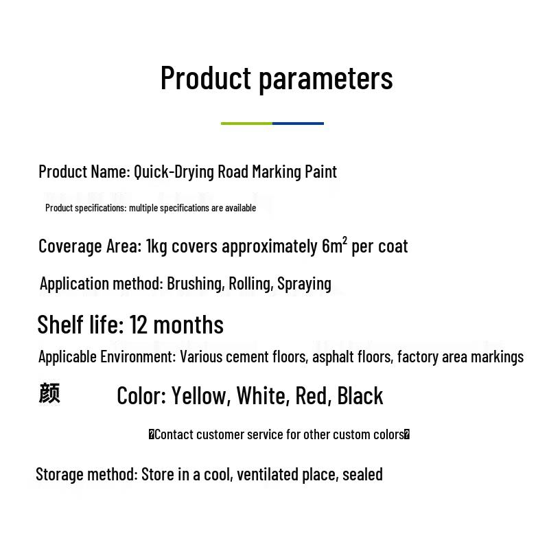 Quick-Drying Road Marking Paint