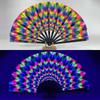Mushroom Glow-in-the-Dark Folding Fan Butterfly UV Reactive Glow Fan  Themed Events