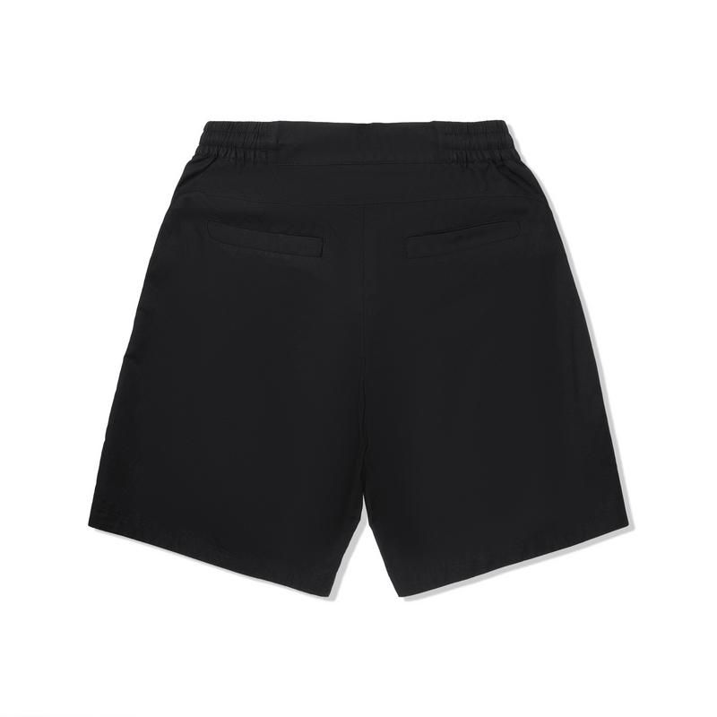 Li Ning Kung Fu Series Comfortable Simple Versatile Loose Fit Lace-Up Five-Point Casual Shorts Men shorts Black AKSV077-2