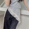 Embroidered Lace Triangle Scarf Floral Printed Skirt Curtain Retro Lace Head Scarf  Ladies