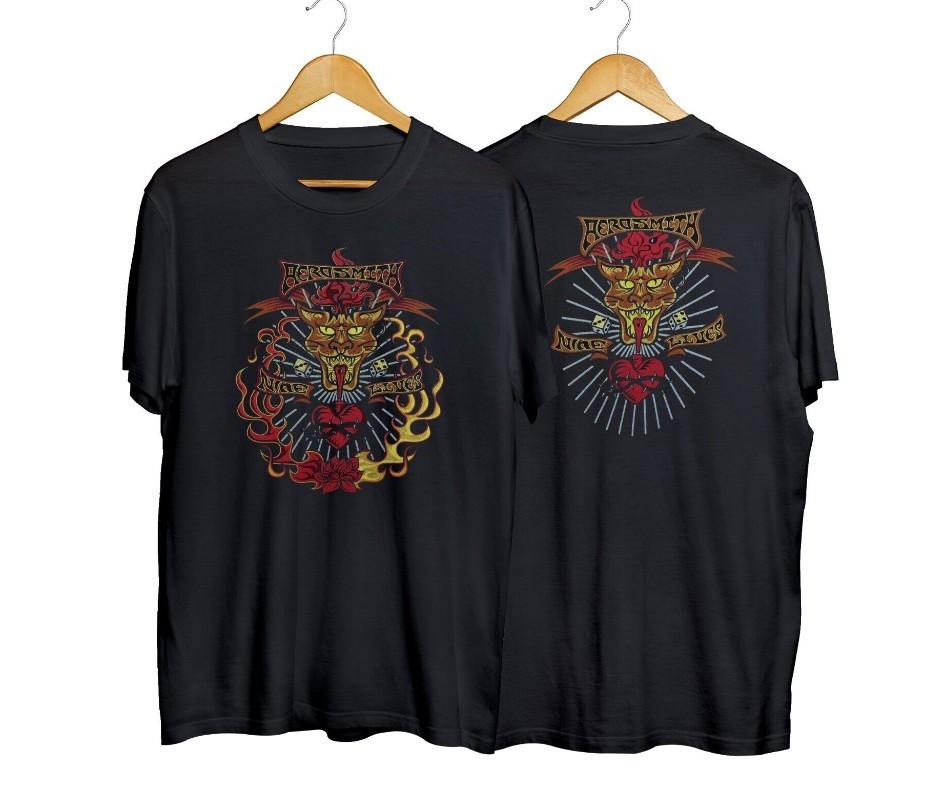 Vintage 1997 Aerosmith Nine Lives T-Shirt Unisex T-Shirt S