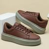 Retro Chunky Sneakers Women Fashion Platform Shoes Men Casual Sneakers Waterproof Walking Shoes PU Leather Outdoor Footwear
