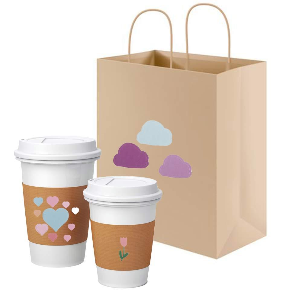 Dekoracja Naklejki Etykiety Prezentowe Naklejki Papiernicze Naklejki do Dziennika Scrapbookingu Kalkomanie Dekoracyjne