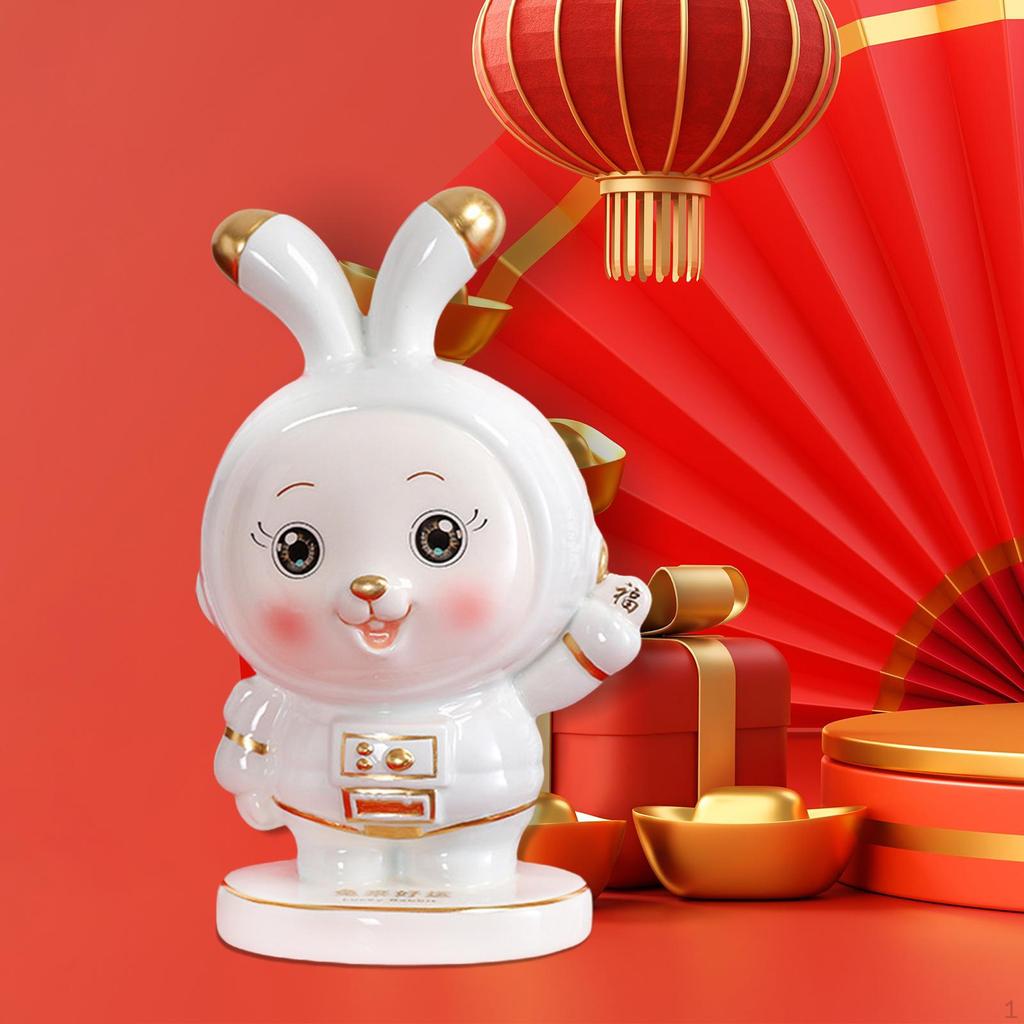 Bunny Piggy Bank, Money Box Crafts for Bedroom Living Room Desktop Decoration