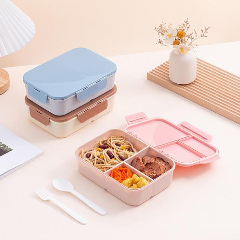 1200Ml Flip-Top Lunch Box,Portable, Leakproof & Waterproof Design For Outdoor Use, Travel, College, And Office Workers