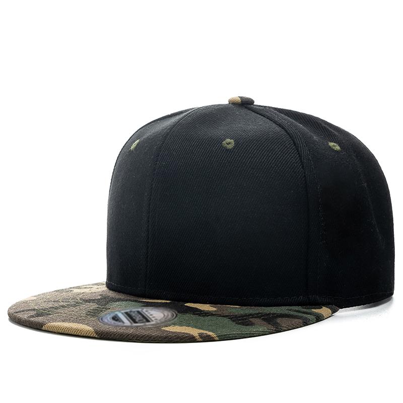 Casquette Unisexe Casquette Snapback Simple Haute Qualité Adulte Hip Hop Casquette de Baseball Homme Femme Extérieur Loisirs Casquette de Baseball 55cm-60cm black