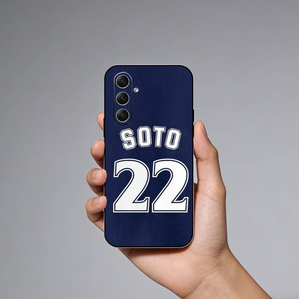 baseball player J-Juan Soto 22 Phone Case For Samsung Galaxy A73,A21s,A22,A31,A52,A53,A71,A41Soft Black Shell