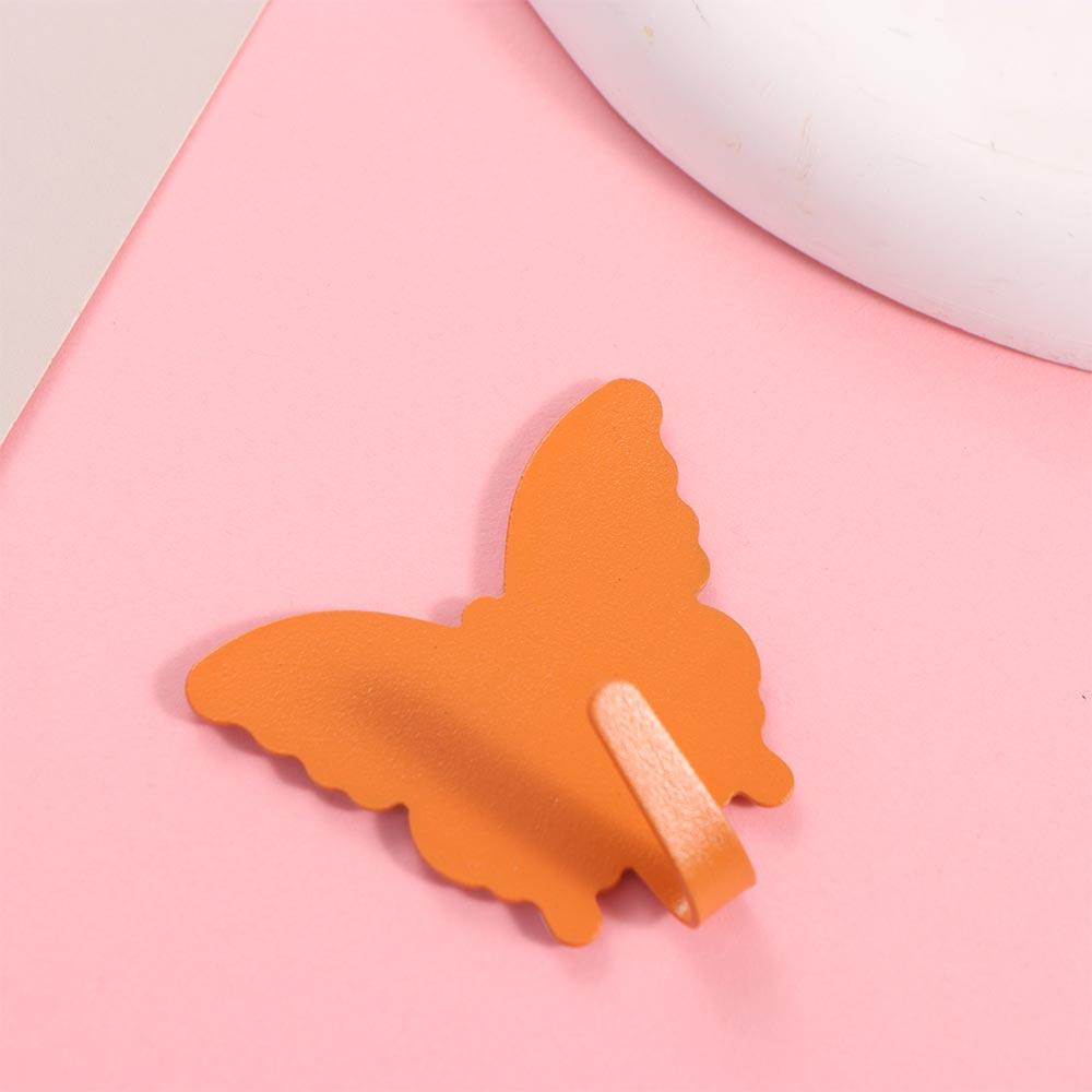 Self Adhesive Butterfly Storage Hanger Wall Mounted Key Holder Butterfly Wall Hooks  for Home