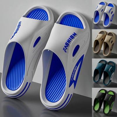 Men's Summer Slippers For Home Use With Non-slip Sandals For Outdoor Wear