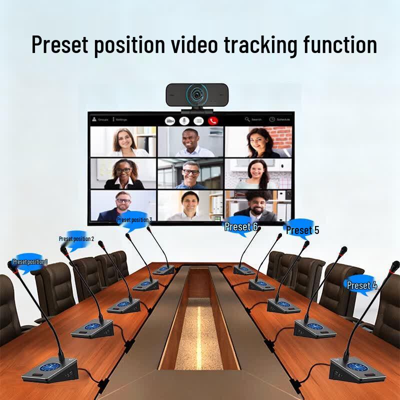 HuiDu HD-970S Professional Wired Digital Conference System (CN Version)