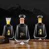 Transparent 500ml Thick Glass Baijiu Bottle for Home Brewing and Sealing.