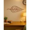 Large Metal Leaf Wall Decor for Living Room, Bedroom, Garden, Patio, Waterproof Rustproof Outdoor Art