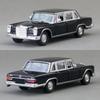 1/36 Mercedes-Benz 600 Pullman 1963 Toy Car For Children Welly Diecast Vehicle Miniature Pull Back Collection Gift For Boys