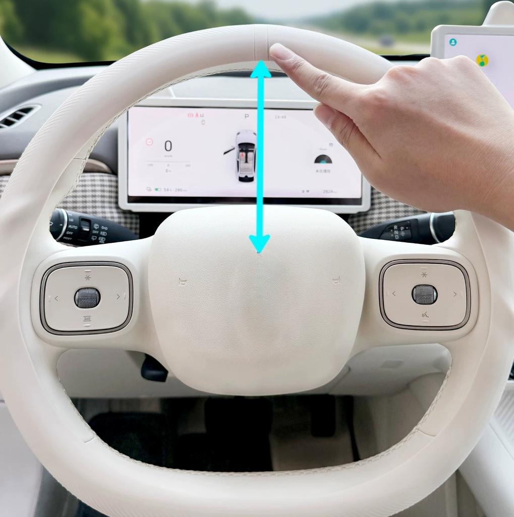 For 2026 GWM ORA 5 Liquid Silicone Steering Wheel Cover, Non‑Slip Ultra‑Thin All‑Season Car Steering Wheel Protector Accessories