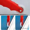1Pcs Hand Crank Nylon Screen Rolling Tool Double Head Red Screen Spline Repair Roller Plastic Hand Spline Roller
