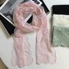 Lightweight Lace Scarf Long Shawl Headscarf Fashion Sunscreen Lace Shawl  Summer