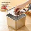 Beiyipin Stainless Steel Square Seasoning Jar with Lid