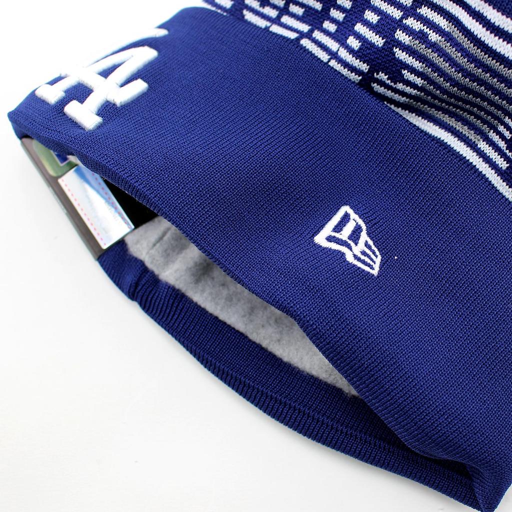 New Era Authentic Los Angeles Dodgers Royal Blue Knit MLB Sports Beanie,