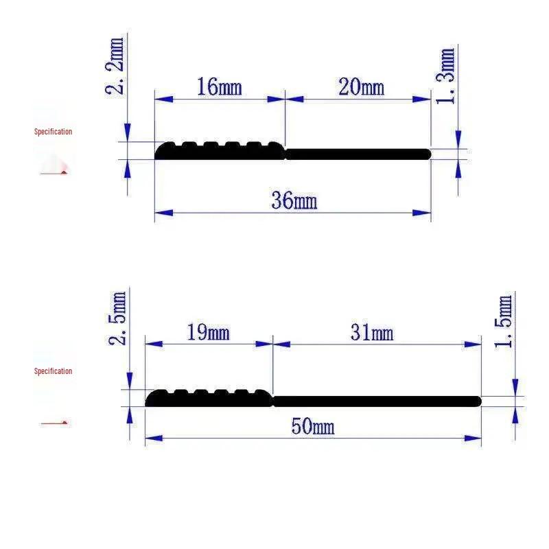Bande d'étanchéité de porte auto-adhésive: Insonorisé, Coupe-vent, Imperméable, Antigel, Isolant thermique pour portes en bois et en verre
