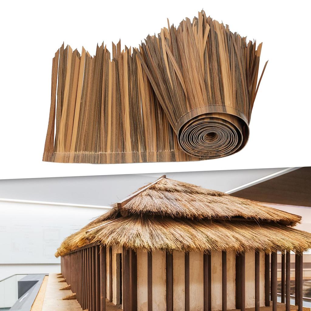 Straw Roof Thatch Fake Easy Using Multifunctional Devices Decor 1M Grass Skirting Roof Mat for Tiki Bar Hut Outdoor Garden Patio