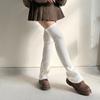 Womens Lolitas Knit Long Socks Leg Warmers Harajuku Japanese Lovely Boot Socks Warm Winter Ankle Heap Socks Gifts
