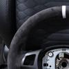 Husa împletită pentru volanul mașinii, antiderapantă, din piele de căprioară, pentru BMW M Sport M3 E90 E91 E92 E93 E87 E81 E82 E88 X1 E84