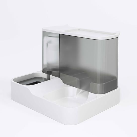 Automatic Cat Feeder And Water Dispenser 2-in-1 Detachable Food Feeder And Water Fountain for Indoor Small Dogs Cats