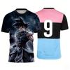2026 Summer Anime Dragon Ball 3D Print Family Matching T-Shirts Cool Parent-Child Outfits Casual Short