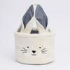 Easter Basket Rabbit Candy Bag Children's Storage Bucket Plush Soft and Easter Storage Basket Cartoon Easter Decoration 2025