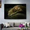 Coole Leopardenbilder, Poster und Drucke, Wildtiergemälde auf Leinwand, Tierwandkunst, Wohnzimmerdekoration, Zuhause