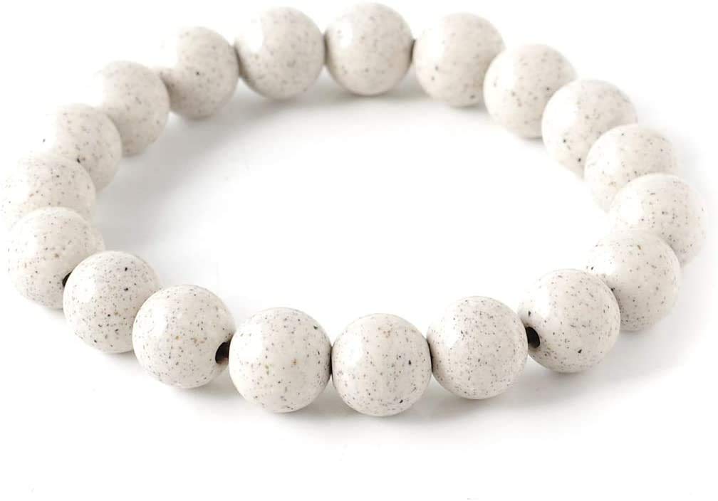 

Hokutolite Bracelet 10mm Made in Taiwan Negative Ion Measured Radium Inner Diameter 19cm [GOLD STONE] Approx.