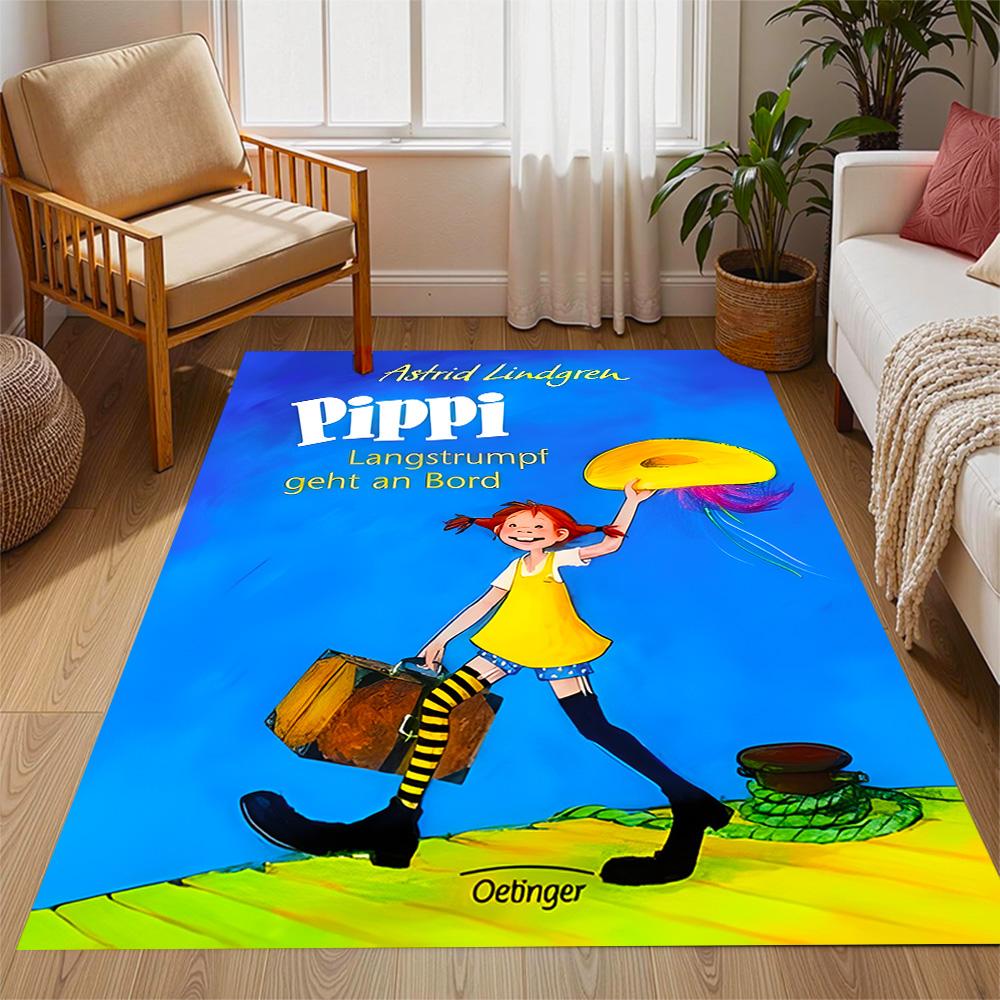La Casa di Pippi. Tappeti Antiscivolo Tematici - Arredamento per la Casa in Poliestere, Adatti per Camere da Letto, Soggiorni, Ingressi, Studi e Decorazioni