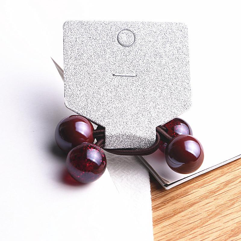 2PCS New Cute Ball Solid Contrast Princess Headwear Kids Elastic Hair Bands Children Hair Ropes Girls Accessories Baby Headdress