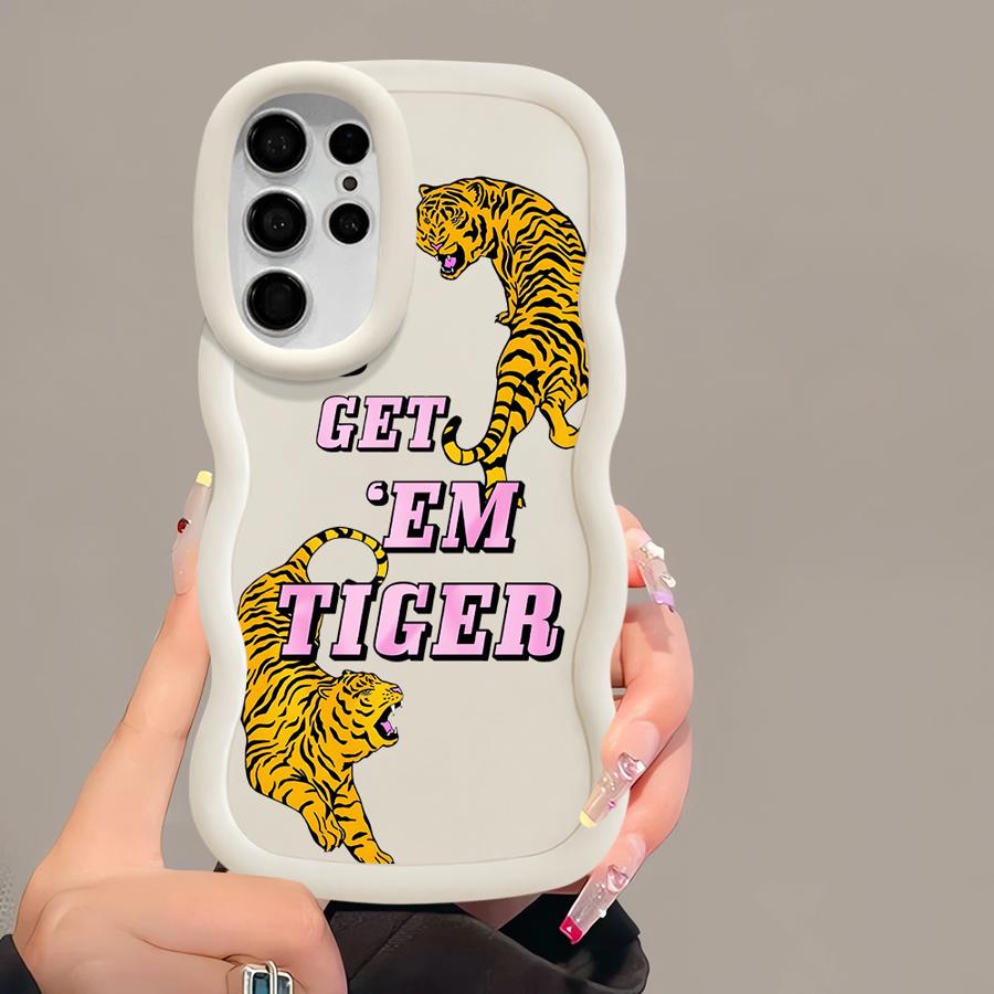 Cool Tiger Soft Phone Cover Case for Samsung Galaxy S22 Ultra A26 A25 S21 S25 S24 S20 FE S23 Plus A35 A55 A34 A24 A36 A54
