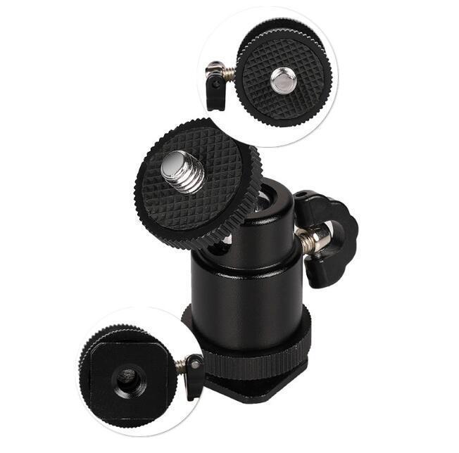 Universal 360° Rotating Metal Ball Head for Tripod & Light Stand