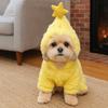 Warm Fleece Dog Star Clothes Four-Legged Dog Pajamas Puppy Jumpsuit Costume  Autumn Winter