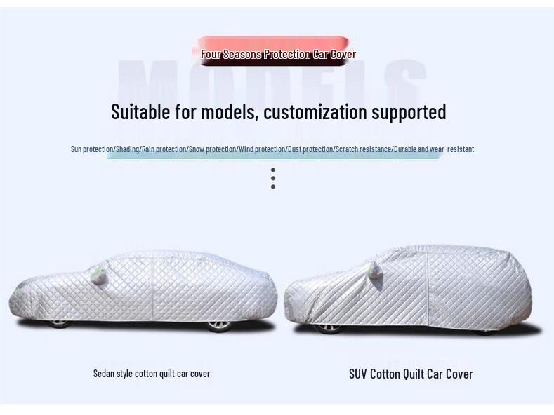 Kaiyi C3 Premium Car Cover - Sun, Rain, Snow, Frost & Hail Protection with Heat Insulation.